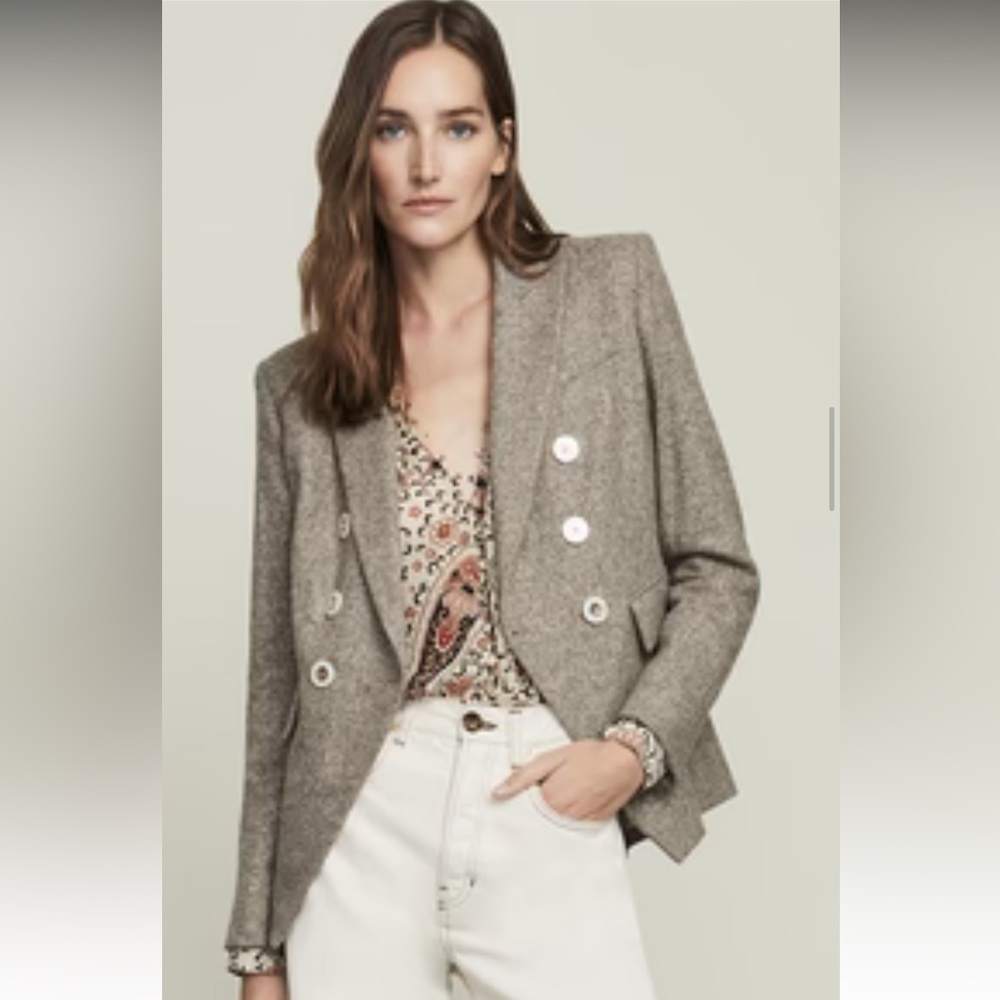 Like New Veronica Beard Miller Jacket Stone size 0